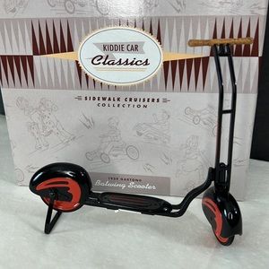 Hallmark Kiddie Car Classics Sidewalk Cruisers 1939 Garton Batwing Scooter
